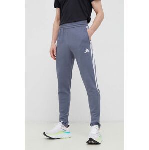 Donji dio trenirke adidas Performance Tiro 23 boja: siva, s aplikacijom