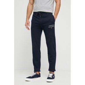 Donji dio trenirke Tommy Hilfiger boja: tamno plava, melanž, UM0UM02880
