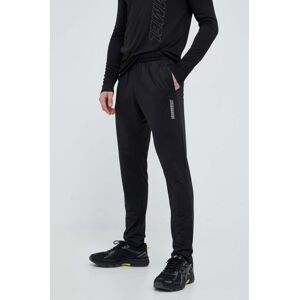 Hlače za trening Hummel Strength boja: crna, s tiskom