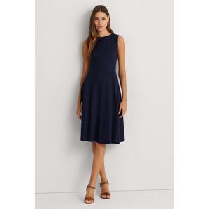 Haljina Lauren Ralph Lauren boja: tamno plava, mini, širi se prema dolje, 250851951