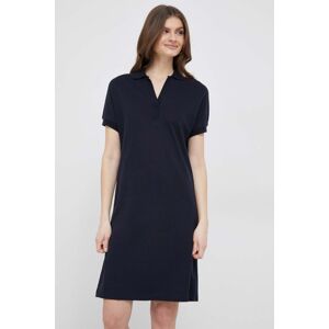 Haljina Tommy Hilfiger boja: tamno plava, mini, oversize