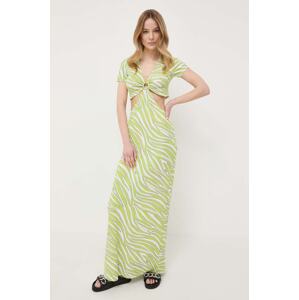 Haljina MICHAEL Michael Kors boja: zelena, maxi, uska