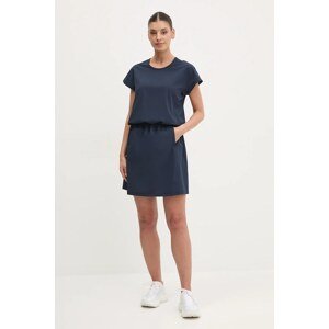 Haljina Helly Hansen boja: tamno plava, mini, ravna