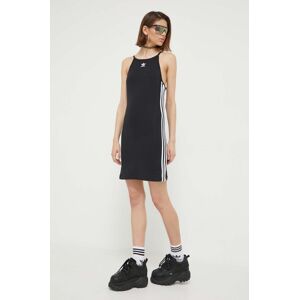 Haljina adidas Originals boja: crna, mini, uske, IB7401-black