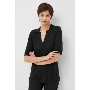 Pulover s dodatkom vune Calvin Klein za žene, boja: crna, lagani
