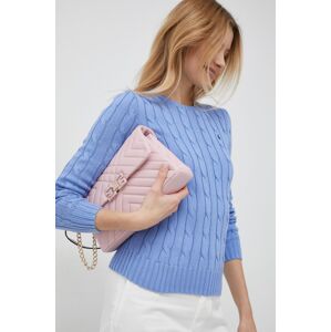Pamučni pulover Polo Ralph Lauren boja: ljubičasta, 211891640