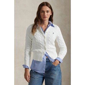 Pamučni kardigan Polo Ralph Lauren boja: bijela, 211891643