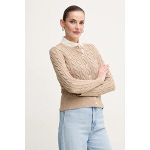 Pamučni kardigan Polo Ralph Lauren boja: bijela, 211891643