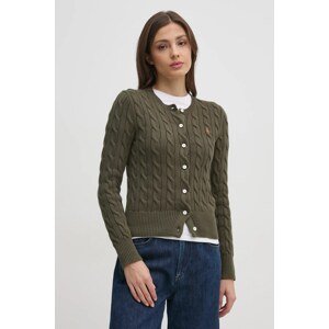 Pamučni kardigan Polo Ralph Lauren boja: bijela, 211891643