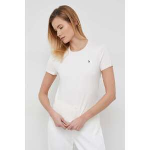 Majica kratkih rukava Polo Ralph Lauren za žene, boja: bež, 211891673
