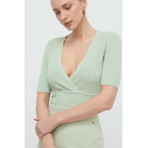 Pulover Guess za žene, boja: bež, lagani