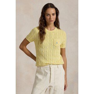Pamučni pulover Polo Ralph Lauren boja: ružičasta, 211895379