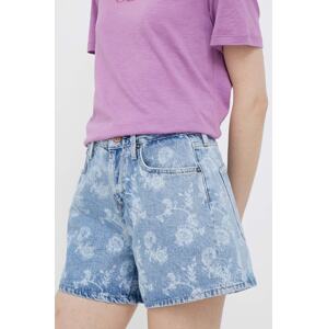 Kratke hlače Pepe Jeans za žene, s uzorkom, visoki struk