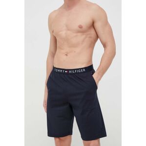 Kratka pidžama Tommy Hilfiger boja: tamno plava, glatka, UM0UM03080