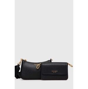 kožna torba Kate Spade boja: crna