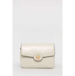Kožna torba Tory Burch Robinson Spazzolato boja: bež, 143122.704