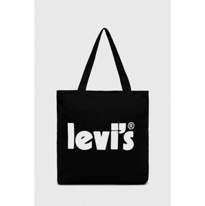 Dječja torba Levi's boja: crna