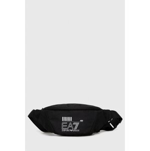 Torba oko struka EA7 Emporio Armani boja: crna