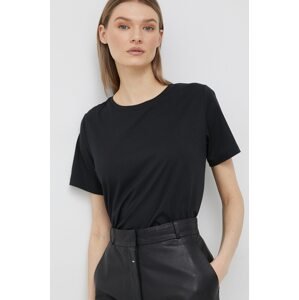 Pamučna majica Calvin Klein boja: crna