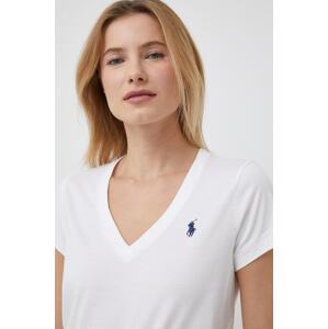 Pamučna majica Polo Ralph Lauren boja: bijela, 211902403
