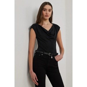 Bluza Lauren Ralph Lauren za žene, boja: tamno plava, bez uzorka, 200889317