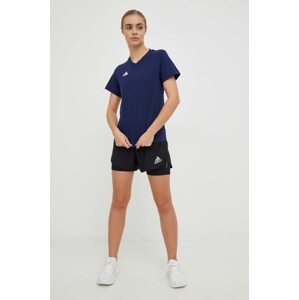 Pamučna majica adidas Performance Entrada 22 boja: tamno plava, HC0440