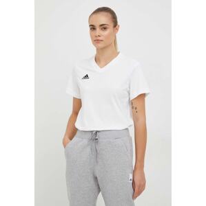 Pamučna majica adidas Performance Entrada 22 boja: bijela, HC0442