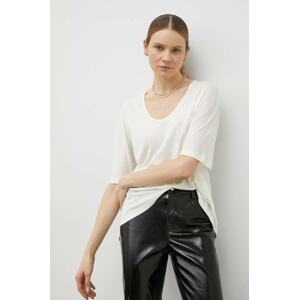 Majica kratkih rukava By Malene Birger za žene, boja: bijela