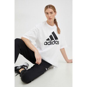 Pamučna majica adidas boja: bijela HR4930