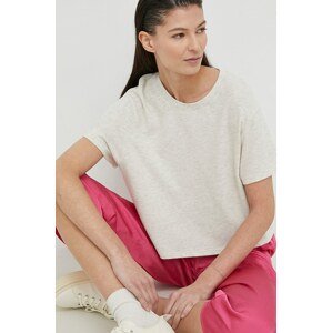 Majica kratkih rukava American Vintage T-SHIRT za žene, boja: siva, YPA02GE23