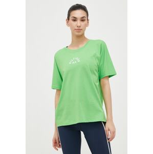 Pamučna majica Tommy Hilfiger boja: zelena