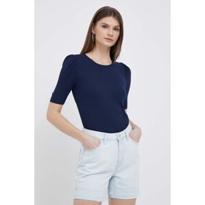 Majica kratkih rukava Lauren Ralph Lauren za žene, boja: tamno plava, 200902618