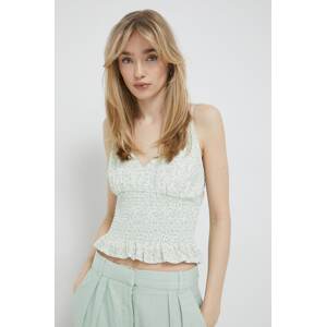 Top Hollister Co. za žene, boja: tirkizna