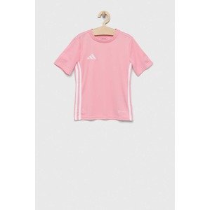 Dječja majica kratkih rukava adidas Performance TABELA 23 JSY boja: ružičasta, glatki model