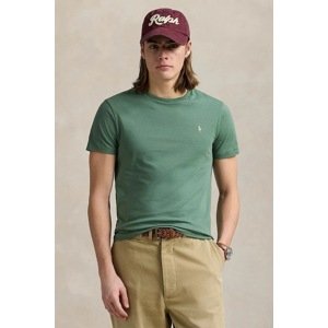 Pamučna majica Polo Ralph Lauren boja: crvena, bez uzorka, 710671438