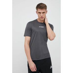 Sportska majica kratkih rukava adidas TERREX Multi boja: siva, jednobojni model