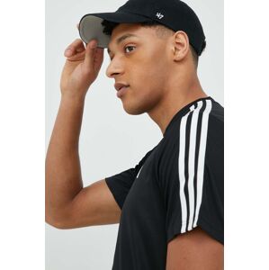 Majica kratkih rukava za trening adidas Performance Train Essentials boja: crna, s tiskom, IB8150