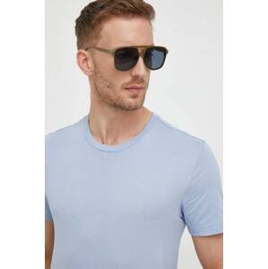 Pamučna majica Polo Ralph Lauren 3-pack boja: tamno plava, glatki model, 714830304