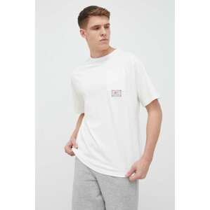 Majica kratkih rukava Reebok Classic za muškarce, boja: bijela, s tiskom
