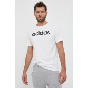 Pamučna majica adidas boja: bijela, s tiskom IC9276