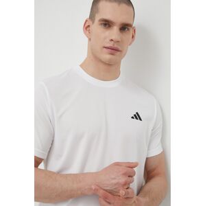 Majica kratkih rukava za trening adidas Performance Train Essentials boja: bijela, glatki model, IC7430