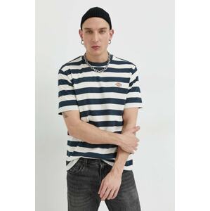 Pamučna majica Dickies boja: tamno plava, s uzorkom