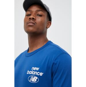 Pamučna majica New Balance s tiskom