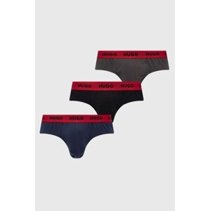 Slip gaćice HUGO za muškarce, boja: siva, 50469783