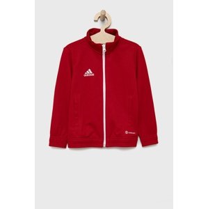Dječja dukserica adidas Performance boja: crvena, glatka