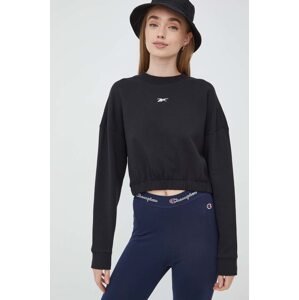Dukserica Reebok za žene, boja: crna, glatka