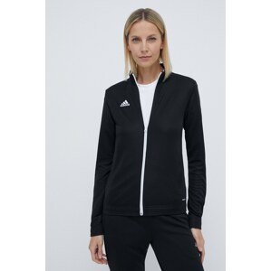 Dukserica za trening adidas Performance Entrada 22 za žene, boja: crna, glatka, H57525