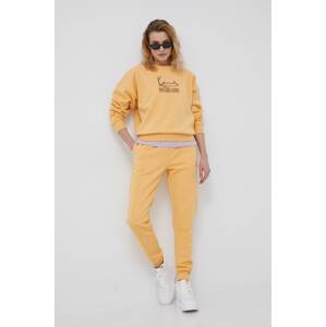 Dukserica Karl Kani za žene, boja: narančasta, s aplikacijom, KW2210181-orange