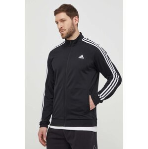 Dukserica adidas za muškarce, boja: crna, s aplikacijom