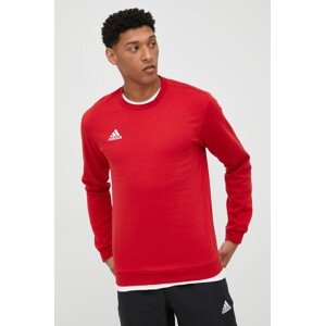 Dukserica adidas Performance Entrada 22 za muškarce, boja: crvena, s aplikacijom, HB0577